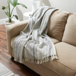 Design Imports Gray Braided Stripe Throw 10 Design Imports Gray Braided Stripe Throw -Design Imports GUEST e706a091 11e0 43cd 97d4 c7fc715f0618