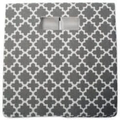 Polyester Cube Lattice Gray Square 13x13x13 -Design Imports GUEST e8484fc7 640e 4607 821a 174ddd8ed185