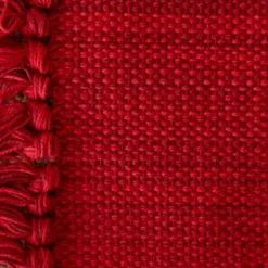 DII Variegated Fringe Placemat Set 8 Piece, Tango Red, MT 13x19", NP 20x20" -Design Imports GUEST e86101fb 6d79 4af8 89b2 25bf8ac5113a