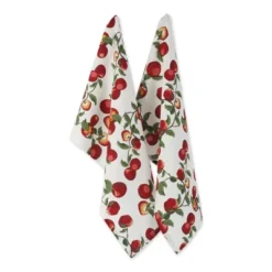 Design Imports Oven Mitt, Potholder And Dishtowel Kitchen Set 4 Piece, Apple Orchard -Design Imports GUEST e8c33959 c106 4c79 aa27 7f0129633fec