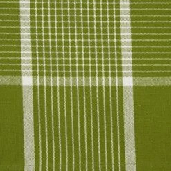 DII Sedona Check Placemat Set 6 Piece, Green, 13x19" -Design Imports GUEST e902bf8c ae02 4dd0 aa20 b1dc1f915655