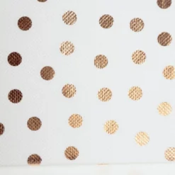 Design Imports Nonwoven Polyester Cube 13X13X13 Small Dots White/Copper Set/2 -Design Imports GUEST e95581ec d816 42c5 8ba9 c4303eb15140