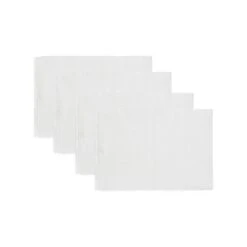 Design Imports Solid Ribbed Placemat Set/4, White 5 Design Imports Solid Ribbed Placemat Set/4, White -Design Imports GUEST eb66f9a8 43bd 454c 9d6d 4dee744cbd0b