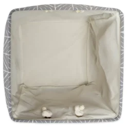 Design Imports Polyester Bin Herringbone Off White Square 11X11X11 9 Design Imports Polyester Bin Herringbone Off White Square 11X11X11 -Design Imports GUEST eca01d10 02f7 4972 80f8 af5d00ae3152