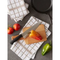 Design Imports Terry Windowpane Dishtowel Set 4 Piece, 16X26", Stone -Design Imports GUEST ecc5994c f582 4487 af10 41726cce0fdc