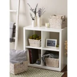 Design Imports Set Of 5 White Wash Hyacinth Baskets -Design Imports GUEST ed151130 db01 482f 996c fac736c8e847