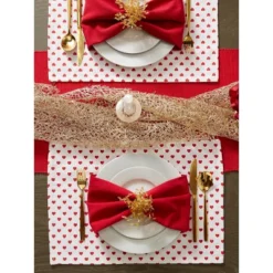 Design Imports Lil Hearts Ribbed Placemats Set/6 18 Design Imports Lil Hearts Ribbed Placemats Set/6 -Design Imports GUEST ee31d63f df6d 484a a04e 374467abcb67