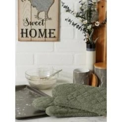 Design Imports Artichoke Terry Oven Mitt Set/2 -Design Imports GUEST ee75d08a 9d96 44fb 8519 636cf76e19cf