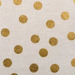 Design Imports Polyester Bin Dots Gold Rectangle Medium 16X10X12 -Design Imports GUEST ef5f8917 d0fe 479d 805c 8378072f49f5 2