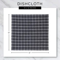 Design Imports Leather Brown/Off-White Asst Recycled Cotton Dishcloth Set/6 -Design Imports GUEST ef9aa9cf a206 43dc 8ca5 ce4f2dd3cf8a