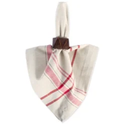 Design Imports French Stripe Napkin Set 6 Piece, Taupe/Red, 20X20" 13 Design Imports French Stripe Napkin Set 6 Piece, Taupe/Red, 20X20" -Design Imports GUEST f0335bf2 70f6 4426 a0c4 3e64d93a98a6