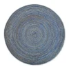 DII Variegated Placemat Set 6 Piece, Blue, 15" Dia