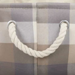 Design Imports Polyester Bin Tri Color Stone Rectangle Medium 16X10X12 -Design Imports GUEST f06863e1 44c7 4f48 85b2 34d8213c3269