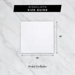 Design Imports Ribbed Terry Dishtowel & Dishcloth Set 8 Piece, Mocha, Dt 16X26", Dc 13X13" -Design Imports GUEST f1d31f58 84cb 458f 841b b5eb799d0cc6 1