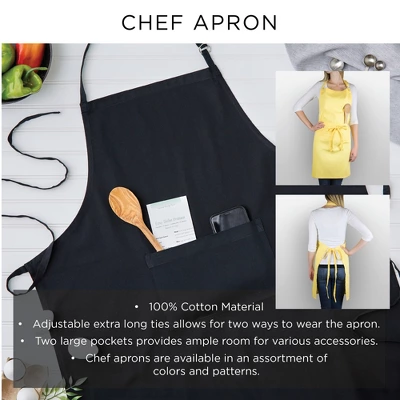 Design Imports Chino Chef Apron Pebble 4 Design Imports Chino Chef Apron Pebble - Image 4