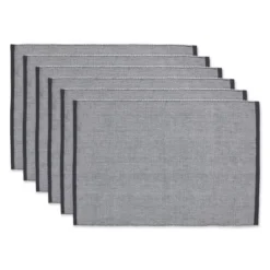 DII Ribbed Recycled Cotton/Poly Placemat Set 6 Piece, Mineral, 13x19" 15 DII Ribbed Recycled Cotton/Poly Placemat Set 6 Piece, Mineral, 13x19" -Design Imports GUEST f31f01d7 ba03 47b7 97ba 3f2672c19cb5