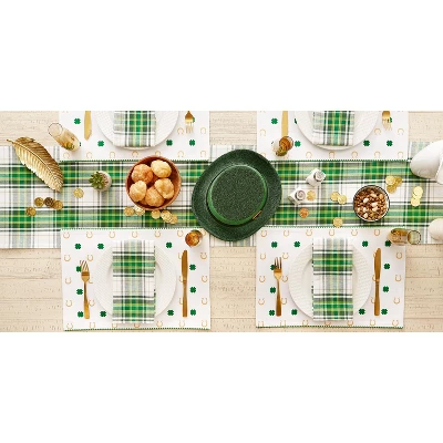 Design Imports Clover Horseshoe Printed Placemat Set/4 6 Design Imports Clover Horseshoe Printed Placemat Set/4 - Image 6