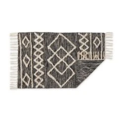 Design Imports Scandinavian Rug - Black - 2 X 3 Ft