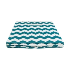 Polyester Cube Chevron Teal Square 13x13x13 -Design Imports GUEST f65fb0ef d87b 4c71 9ec2 5f904730530f