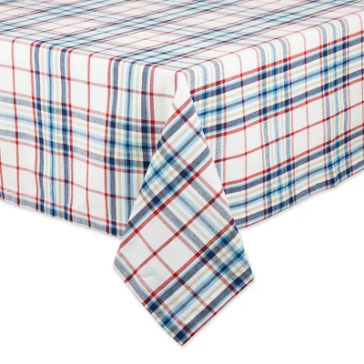 Design Imports Lighthouse Plaid Tablecloth 60X120 3 Design Imports Lighthouse Plaid Tablecloth 60X120 - Image 3