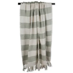 50"x60" Cabana Striped Throw Blanket - Design Imports -Design Imports GUEST f734a240 0286 4b17 aa23 c1327ccbef4f