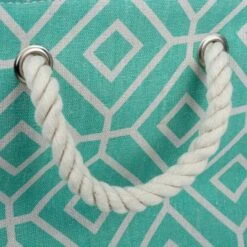 Design Imports Polyester Bin Stained Glass Aqua Rectangle Large 17.5X12X15 10 Design Imports Polyester Bin Stained Glass Aqua Rectangle Large 17.5X12X15 -Design Imports GUEST f783dcf3 3b6a 48fb 998a 2397caf72fab