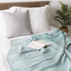 50"x60" Double Diamond Throw Blanket - Design Imports -Design Imports GUEST f7d7ac33 7549 49b7 aa26 0f29b043baae