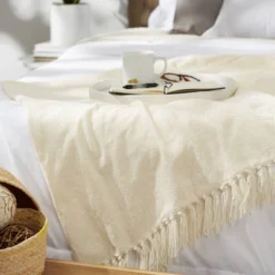 50"x60" Soft Chenille Throw Blanket - Design Imports -Design Imports GUEST f89c8598 614a 458b a615 07eeabd6b2f0