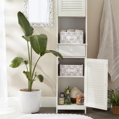 Design Imports Nonwoven Polyester Bin Starburst Gray Square Medium 11X11X5.5 Set/2 2 Design Imports Nonwoven Polyester Bin Starburst Gray Square Medium 11X11X5.5 Set/2 - Image 2