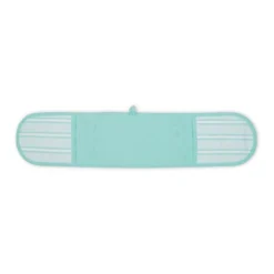 Design Imports Double Stripe Oven Mitt Set Aqua 35X7.5" -Design Imports GUEST fb39c2c4 3df4 4f77 89b3 27f2602c11d1