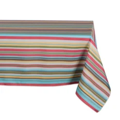 Design Imports Summer Stripe Outdoor Tablecloth 60X120 -Design Imports GUEST fba65932 b679 407e 8448 fd05da8e31a5