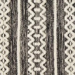 Design Imports Chenille Doodle Lines Rug - Black - 2 X 3 Ft -Design Imports GUEST fbed2b1a 39ea 4795 a842 241a5480a948