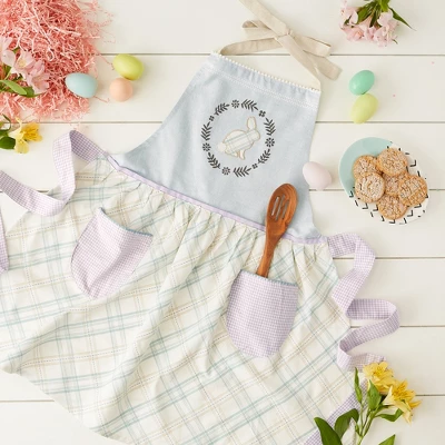 Design Imports Cottontail Farmhouse Embellished Apron 6 Design Imports Cottontail Farmhouse Embellished Apron - Image 6