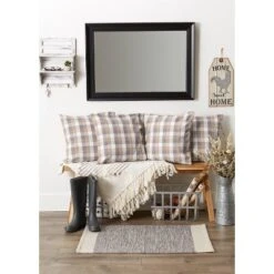 4pk 18"x18" Bleached Square Throw Pillow Covers Stone/Gray - Design Imports -Design Imports GUEST fcd8da6a 87df 4e84 be63 51ae9b61b7a3