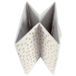 Nonwoven Polyester Cube Small Dots White/Gold Square 11x11x11 Set/4 16 Nonwoven Polyester Cube Small Dots White/Gold Square 11x11x11 Set/4 -Design Imports GUEST fd8775f8 6d4c 4f8c a38c cded8471dba2