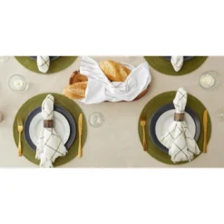 Design Imports French Stripe Tablecloth, Taupe/White, 60X120" -Design Imports GUEST fe441287 2b45 4699 a6f1 09ed84ea2118