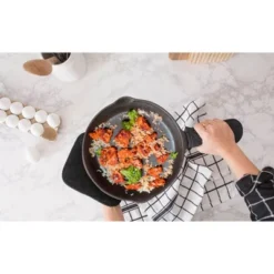 Design Imports Terry Solid Potholder Set 3 Piece Black 7X7" -Design Imports GUEST fe4734d1 1d0a 4008 87dc 40ecf4ce8e8d