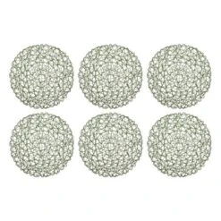 DII Woven Paper Placemat Set 6 Piece, Artichoke Green, 15" Dia 11 DII Woven Paper Placemat Set 6 Piece, Artichoke Green, 15" Dia -Design Imports GUEST fece55b5 2b3f 426e 9b29 e91f3d360370