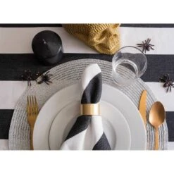 Set Of 4 Metallic Round Woven Placemat Silver - Design Imports: Polypropylene, Indoor/Outdoor, Easy Clean 11 Set Of 4 Metallic Round Woven Placemat Silver - Design Imports: Polypropylene, Indoor/Outdoor, Easy Clean -Design Imports GUEST ff33d7e0 8a11 4670 8953 29be4be3a107