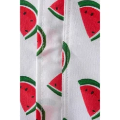 Design Imports Watermelon Print Outdoor Tablecloth With Zipper 60 Round -Design Imports GUEST ffb8e151 1a07 480d 90a8 d54972114720