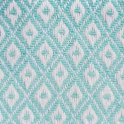 50"x60" Mini Diamond Throw Blanket Aqua - Design Imports
